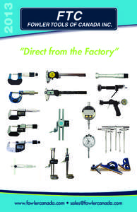 2013 “Direct from the Factory”