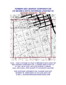 Ector County, Texas / Geo-Search 2D Seismic Data