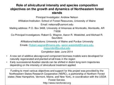 Biomass / Plantation / Botany / Biology / Agriculture / FORECAST / Forestry / Populus grandidentata / Populus