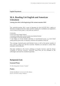 Anthologies / English literature / The Norton Anthology of English Literature / Norton / Philip Sidney / John Milton / Matthew Arnold / American poetry / William Shakespeare / English people / British people / Literature