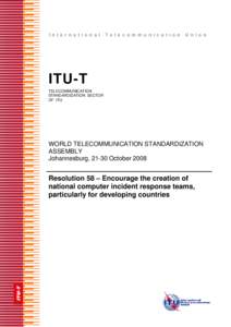 ITU-T Rec. Book 1 Resolutions ITU-T Series A Recommendations: