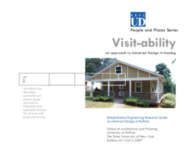 People and Places Series  Visit-ability an approach to Universal Design in housing  >