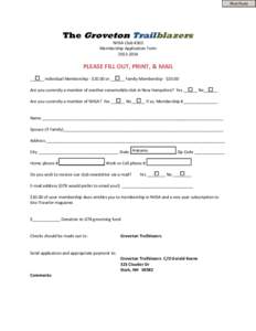 Print Form  The Groveton Trailblazers NHSA Club #303 Membership Application Form[removed]