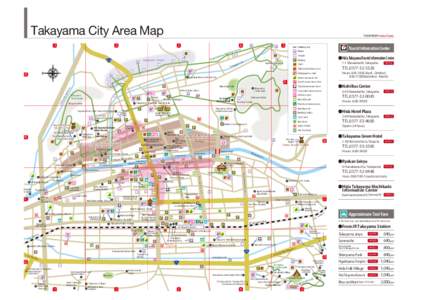 Takayama City Area Map 1 TAKAYAMA Practical Guide  2