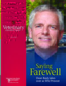 Veterinary executive report Winter 2008 Saying