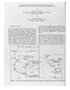 PRECIPITATION AND FLOODING IN SOUTHERN ARIZONA: THE LEGACY OF TROPICAL STORM HEATHER, OCTOBER, 1977 by