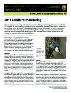 Southern Plains Network RESOURCE BRIEF National Park Service U.S. Department of the Interior Inventory & Monitoring Program