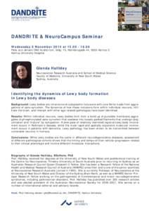 Joint DANDRITE & Neurocampus Seminar - Glenda Halliday - 5 Nov 2014.ai