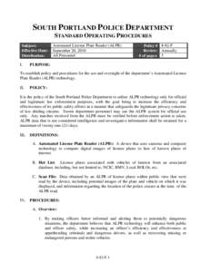 Automatic identification and data capture / Automatic number plate recognition / Optical character recognition / Law enforcement / Identification / National Crime Information Center / Vehicle registration plate / Police car / Violent Gang and Terrorist Organization File / Federal Bureau of Investigation / Artificial intelligence / Surveillance