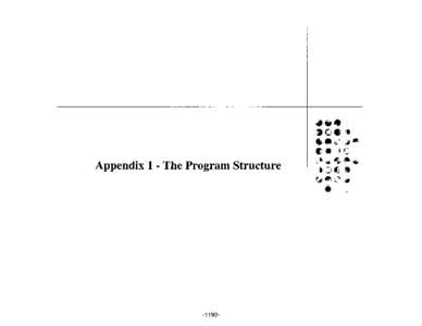 Appendix·!- The Program Structure[removed]- INTRODUCTION TO THE PROGRAM STRUCTURE