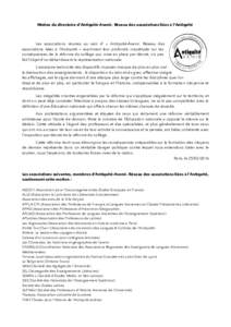 Motion du directoire d’Antiquite-Avenir. Reseau des associations liees a l’Antiquite  Les associations reunies au sein d’ « Antiquite-Avenir. Reseau des associations liees a l’Antiquite » expriment leur profond