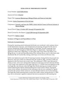 Acoustic Monitoring of Beluga Whales and Noise in Cook Inlet  Apr09-Sep09.doc