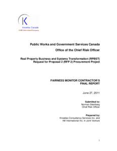 Public Works and Government Services Canada