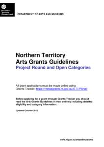 Microsoft Word - NT Arts Grants Guidelines_161012.docx