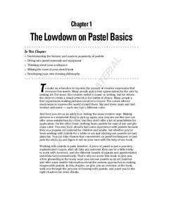 Chapter 1  The Lowdown on Pastel Basics In This Chapter ▶ Understanding the historic and modern popularity of pastels