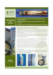 Product Datasheet  Fluoropolymer-based Liquid Leak Detection System Junkosha Inc.