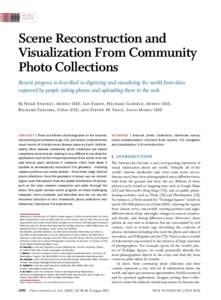INVITED PAPER Scene Reconstruction and Visualization From Community Photo Collections