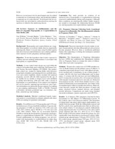 S126  abstracts of the 20th icpe However, an increased risk for preeclampsia may be related to maternal use of adrenergic drugs, and gestational diabetes