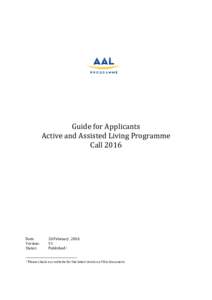 AALA Guide for Applicants Call 2014