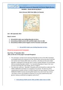 Least developed countries / Member states of the African Union / Member states of the United Nations / Republics / Rwandan Genocide / Yoweri Museveni / Democratic Forces for the Liberation of Rwanda / Rwanda / Rwandan Civil War / Africa / Democratic Republic of the Congo / Political geography