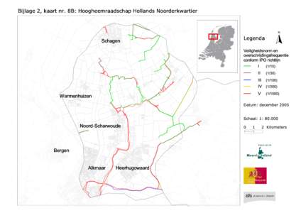 Bijlage 2, kaart nr. 8B: Hoogheemraadschap Hollands Noorderkwartier  Schagen Legenda
