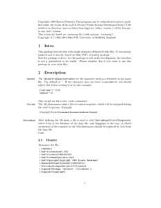 Copyright 1999 Bjoern Pedersen This program can be redistributed and/or modiﬁed under the terms of the LaTeX Project Public License Distributed from CTAN archives in directory macros/latex/base/lppl.txt; either version