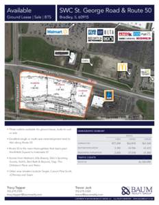 Available  SWC St. George Road & Route 50 Ground Lease | Sale | BTS