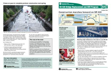 SR 520 Bridge Replacement and HOV Program Contruction Overview Folio