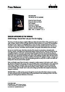 Press Release  SECOND SKIN THE EROTIC ART OF LINGERIE Edited by Patrice Farameh Design by Meiré und Meiré