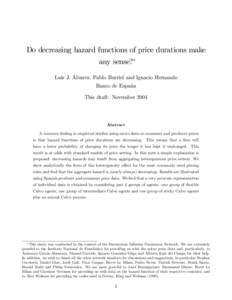 Bond duration / Fixed income analysis / Survival analysis