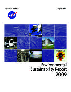 NASA/SP–[removed]								  August 2009 Environmental Sustainability Report