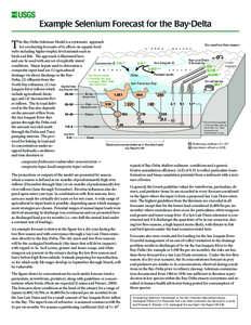 Example Selenium Forecast for the Bay-Delta T  he Bay-Delta Selenium Model is a systematic approach