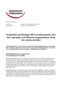 SundbybergVår referens: Örjan Brinkman Integrations- och jämställdhetsdepartementet Ungdoms- och folkrörelseenheten