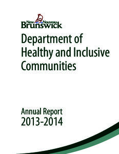 Department of Healthy and Inclusive Communities Annual Report
