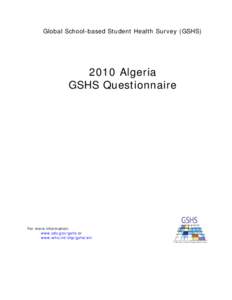 Microsoft Word[removed]Algeria GSHS Questionnaire.doc