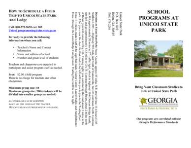 Unicoi School Brochure-2012