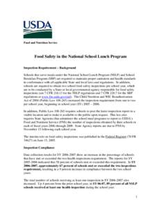 Microsoft Word - Food Safety in NSLP SY[removed]Final