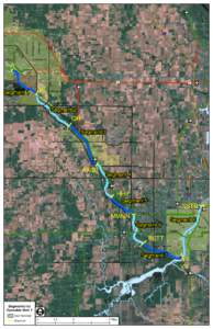 Segment Map for Tittabawassee and Saginaw River - April 2011