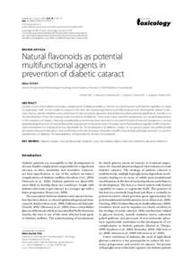 Interdiscip. Toxicol. 2011; Vol. 4(2): 69–77. doi: [removed]v10102[removed]y Published online in: www.intertox.sav.sk & www.versita.com/science/medicine/it/ Copyright © 2011 Slovak Toxicology Society SETOX This is an 