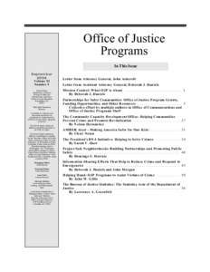 U.S. Attorneys' Bulletin Vol 52 No 05, Office of Justice Programs