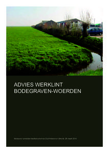 ADVIES WERKLINT BODEGRAVEN-WOERDEN Adviseurs ruimtelijke kwaliteit provincie Zuid Holland en Utrecht, 28 maartAdvies Werklint Nieuwerbrug Woerdenindd 1