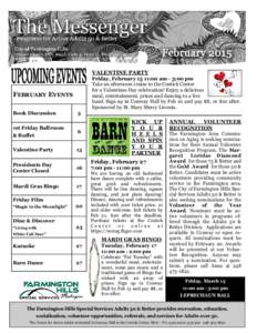 The Messenger Newsletter - February 2015