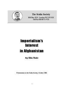 Warlordism / Petroleum politics / Government of Afghanistan / Islamism / Organized crime / Taliban / Unocal Corporation / War in Afghanistan / Bridas Corporation / Asia / Petroleum / Politics