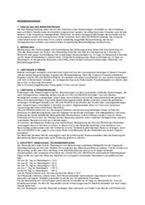 REISEBEDINGUNGEN 1. ABSCHLUSS DES REISEVERTRAGES Mit Ihrer Reiseanmeldung bieten Sie uns den Abschluss eines Reisevertrages verbindlich an. Die Anmeldung kann schriftlich, mündlich oder fernmündlich vorgenommen werden,