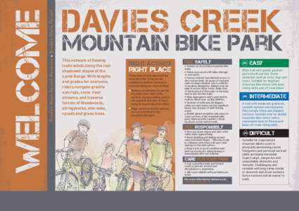 Davies Creek Mountain Bike Park map