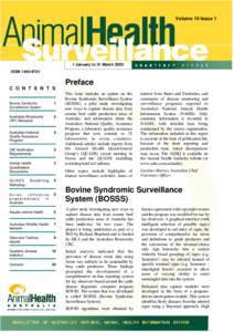 ISSN[removed]print)  Volume 10 Issue 1 1 January to 31 March 2005 ISSN[removed]