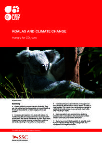 Koalas and Climate Change Hungry for CO2 cuts © Daniele Sartori  Summary