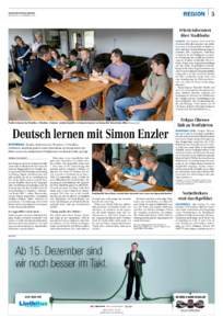 REGION    5  ZÜRICHSEE-ZEITUNG OBERSEE MITTWOCH, 6. NOVEMBER[removed]Würth informiert