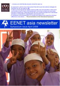 EENET Asia Newsletter, Symposium Issue, April 2006