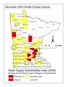 Minnesota: With Climate Change Impacts Kittson RoseauLake of the Woods  Marshall